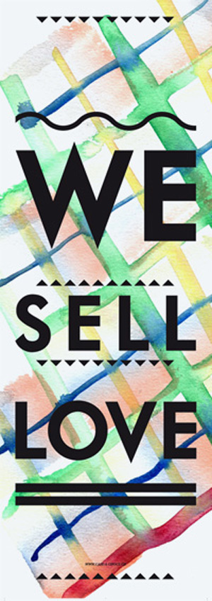 monthly program case a chocs atelyeah pxp aquarel hippiesque background with straight black typo over it