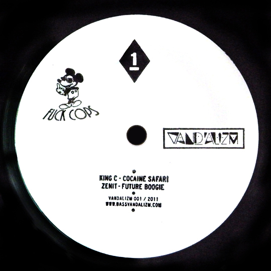 vandalizm record covers handmate, sticked on photograph stamped labels pxp atelyeah